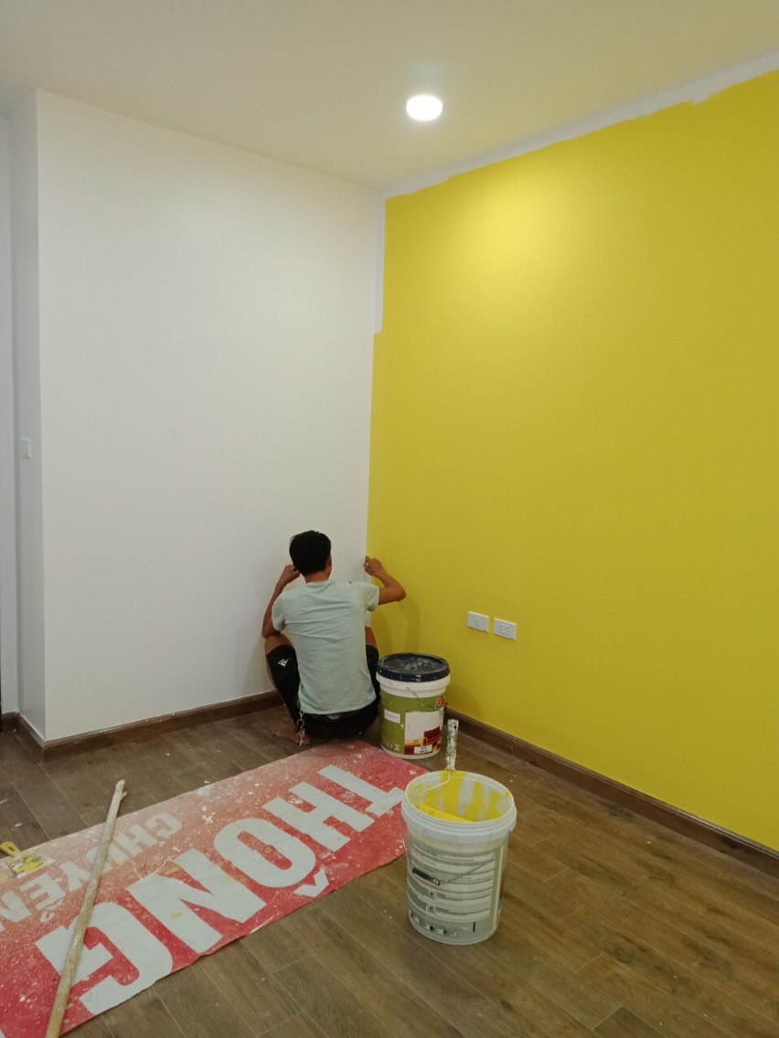 Cách sơn tường lại tường đã quét vôi hiệu quả nhất | Tongkhoson.com